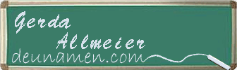Gerda Allmeier Visitenkarte
